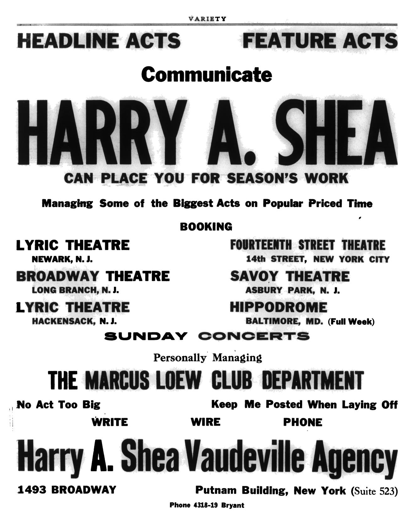 Variety [September 1915] | Media History Digital Library